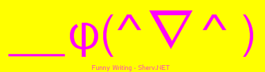 Funny Writing Color 3