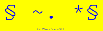 Girl Wink Color 1