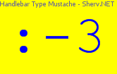 Handlebar Type Mustache Color 1