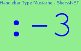 Handlebar Type Mustache Color 2