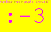 Handlebar Type Mustache Color 3