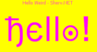 Hello Weird Color 3