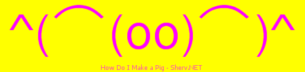 How Do I Make a Pig Color 3