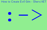 How to Create Evil Grin Color 2