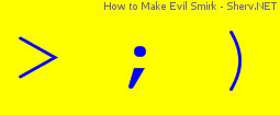 How to Make Evil Smirk Color 1