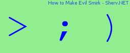 How to Make Evil Smirk Color 2