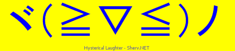 Hysterical Laughter Color 1