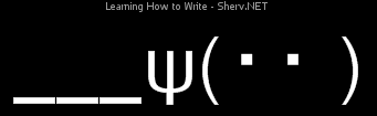 Learning How to Write Inverted