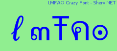 LMFAO Crazy Font Color 2