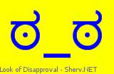 Look of Disapproval Color 1