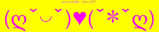 Love and Kiss Color 3