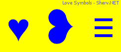 Love Symbols Color 1