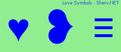 Love Symbols Color 2
