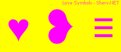 Love Symbols Color 3
