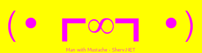 Man with Mustache Color 3