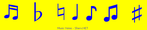 Music Notes Color 1
