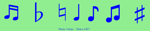 Music Notes Color 2
