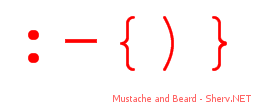 Mustache and Beard 44444444