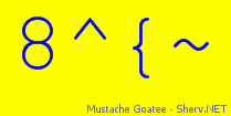 Mustache Goatee Color 1