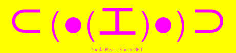 Panda Bear Color 3