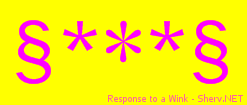 Response to a Wink Color 3