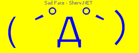 Sad Face Color 1