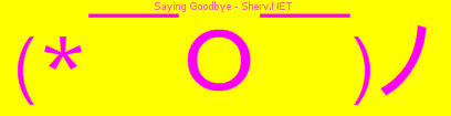 Saying Goodbye Color 3
