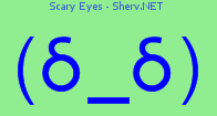 Scary Eyes Color 2