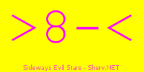 Sideways Evil Stare Color 3