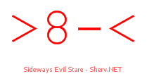 Sideways Evil Stare 44444444