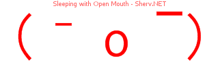 Sleeping with Open Mouth 44444444