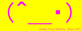 Smiley Face Winking Color 3