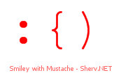 Smiley with Mustache 44444444