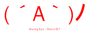 Waving Bye 44444444