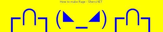 How to make Rage Color 1