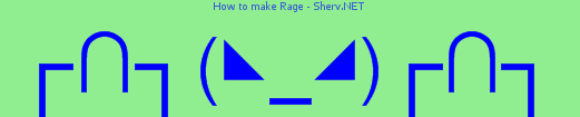 How to make Rage Color 2