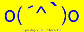 Super Angry Text Color 1