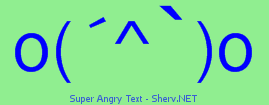 Super Angry Text Color 2