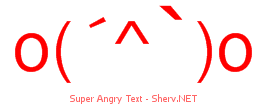 Super Angry Text 44444444