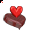 chocolate heart cursor