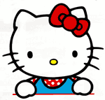 An illustration of the Hello Kitty character