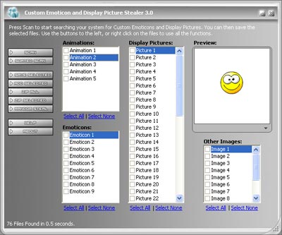 MSN Emoticons and Display Picture Stealer 3.0 - Steal MSN Emoticons and Display Pics