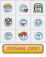 Free Ice Crystal MSN Emoticons Pack - Free MSN Smileys!