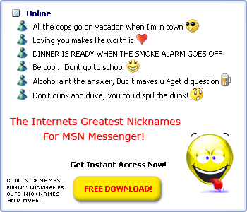sherv.netThe Best MSN Names! sherv.netThe Best MSN Names!