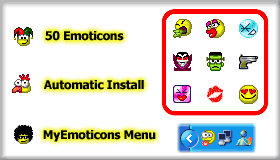 MyEmoticons MSN emoticon software