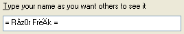 Cool MSN Nickname Styles