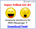 Free Animated MSN Emoticons Pack 2 - Lots of MSN Smileys for free!