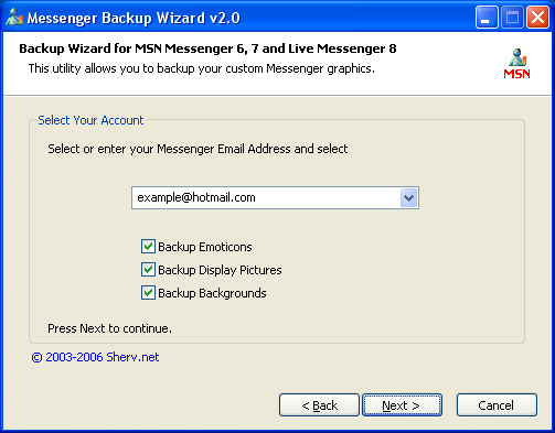 moving emoticons for msn. Works with MSN Messenger 7,