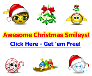 Free Christmas Smileys